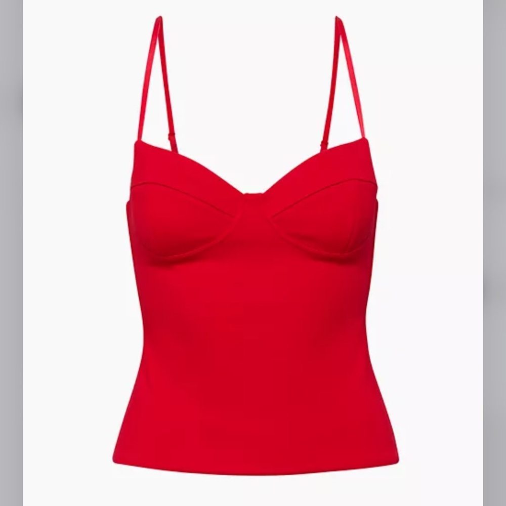 Aritzia Ten by Babaton Red Medea Bustier